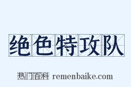 绝色特攻队是什么意思的图片